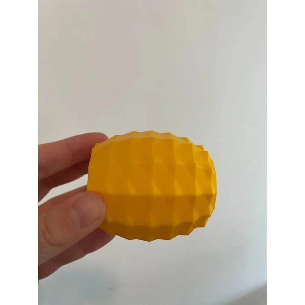 Print a Pot Yellow Small Plant Holder 3d Printed